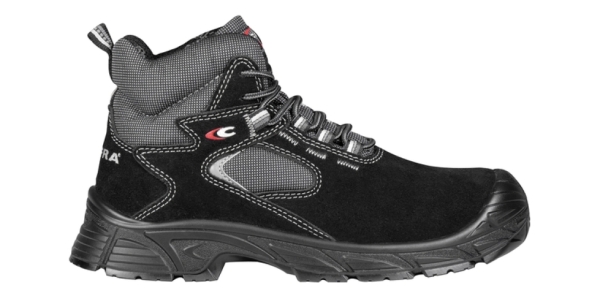 COFRA-S1 PS- Sicherheitshochschuh EGEO, Velourleder, schwarz