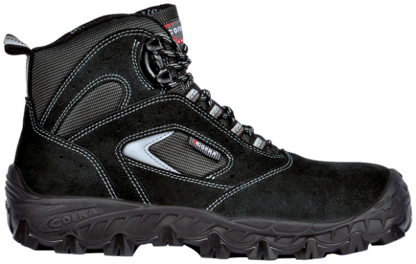 COFRA-S1 PS- Sicherheitshochschuh EGEO, Velourleder, schwarz
