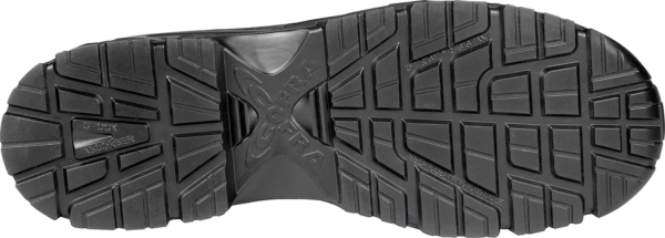 COFRA-S1 PS- Sicherheitshalbschuh SUEZ, Velourleder, schwarz
