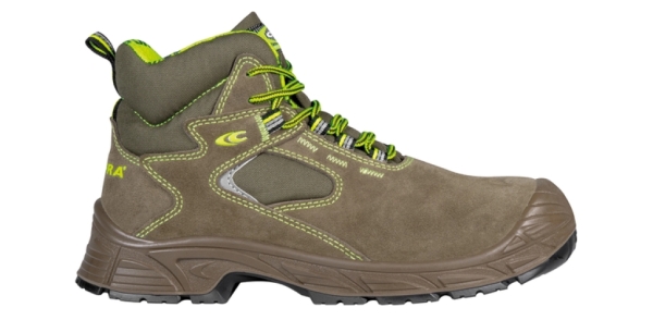 COFRA-S1 PS- Sicherheitshochschuh IONIAN, Velourleder, braun