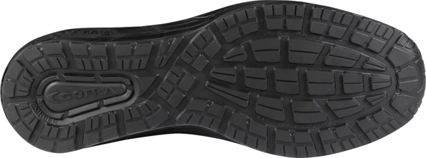 Cofra-HAMMER S3S CI FO SR, HALBSCHUH NUBUKLEDER SCHWARZ/SCHWARZER STOFF/APT ZWISCHENSOH