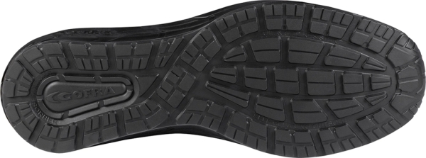 COFRA-S3S- Sicherheitshalbschuh PECKDECK ESD SC FO SR, Nylon, schwarz-grau