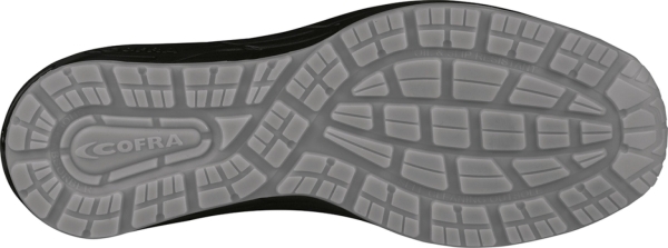 COFRA-S3S- Sicherheitshalbschuh AEROBIC ESD SC FO SR, Nylon, grau-schwarz, BOA