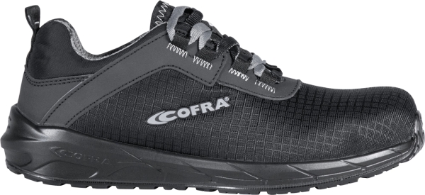 Cofra-INTENSITY ESD S3S FO SR, HALBSCHUH NYLON SCHWARZ/GRAUER STOFF/APT ZWISCHENSOHLE/ESD