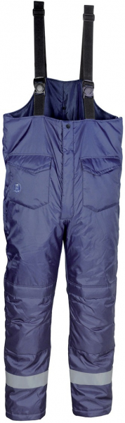 COFRA-Workwear, Kälte-Schutz, Kühlhaus-Latzhose, Grado, marine