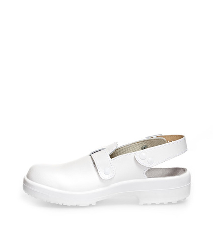 ABEBA-Footwear, SB-Damen- u. Herren-Arbeits-Berufs-Sicherheits-Clogs, weiß