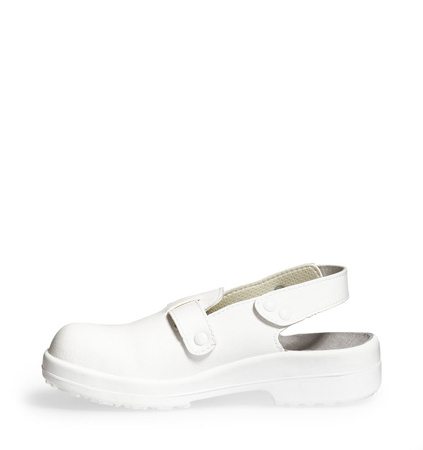 ABEBA-Footwear, Damen- u. Herren-Arbeits-Berufs-Sicherheits-Clogs, Classic 1001 weiß