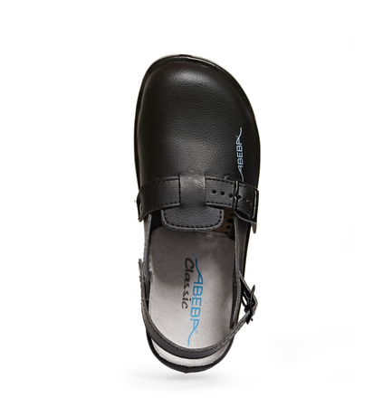 ABEBA-Footwear, Damen- u. Herren-Arbeits-Berufs-Sicherheits-Clogs, Classic 1011 schwarz
