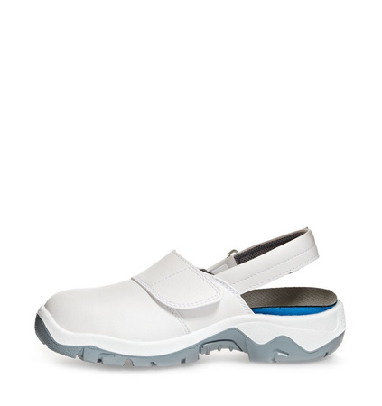 ABEBA-Footwear, Damen- u. Herren-Arbeits-Berufs-Sicherheits-Clogs, Anatom 2120 weiß