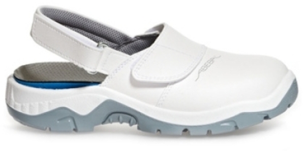 ABEBA-Footwear, Damen- u. Herren-Arbeits-Berufs-Sicherheits-Clogs, Anatom 2120 weiß