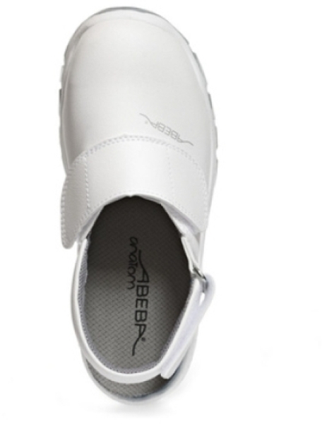 ABEBA-Footwear, Damen- u. Herren-Arbeits-Berufs-Sicherheits-Clogs, Anatom 2120 weiß