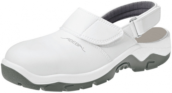 ABEBA-Footwear, SB-Damen- u. Herren-Arbeits-Berufs-Sicherheits-Clogs, weiß