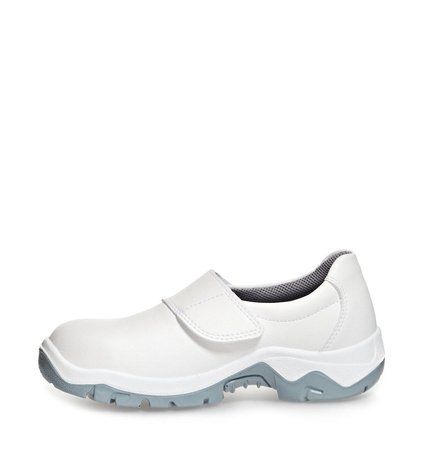 ABEBA-Footwear, Damen- und Herren-Arbeits-Berufs-Sicherheits-Schuhe, Slipper, Anatom 2130 weiß