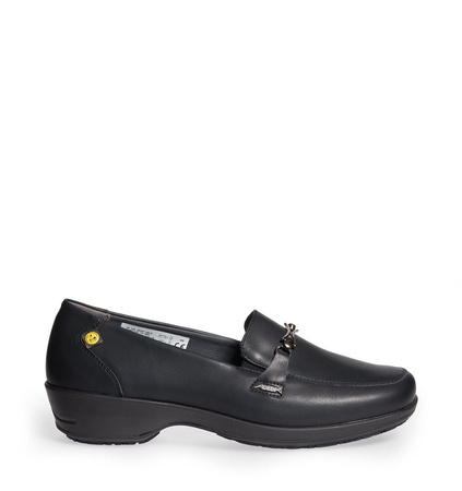 ABEBA-Footwear, SERVICE-O1-Damen-Arbeits-Berufs-Slipper, ESD, schwarz