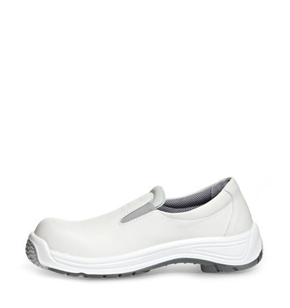 ABEBA-Footwear, Damen- und Herren-Arbeits-Berufs-Sicherheits-Slipper, Anatom ESD-gerecht 31392 weiß