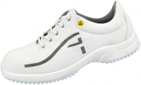 ABEBA-Footwear, UNI6-S3-ESD-Damen- u. Herren-Arbeits-Berufs-Sicherheits-Schuhe, Halbschuhe, weiß