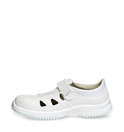 ABEBA-Footwear, S2-Uni6-Damen- u. Herren-Arbeits-Berufs-Sicherheits-Sandalen, ESD, weiß