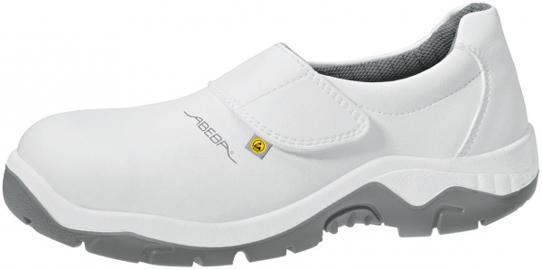 ABEBA-Footwear, S2-Damen- u. Herren-Arbeits-Berufs-Sicherheits-Schuhe, Halbschuhe, ESD, weiß