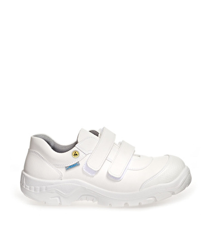 ABEBA-Footwear, S2-Damen- u. Herren-Arbeits-Berufs-Sicherheits-Schuhe, Halbschuhe, ESD, weiß