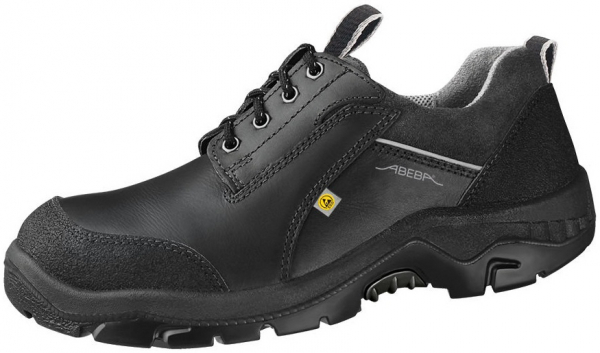 ABEBA-Footwear, S2-Damen- u. Herren-Arbeits-Berufs-Sicherheits-Schuhe, Halbschuhe, ESD, schwarz