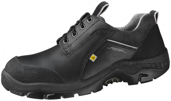 ABEBA-Footwear, S3-Damen- u. Herren-Arbeits-Berufs-Sicherheits-Schuhe, Halbschuhe, ESD, schwarz
