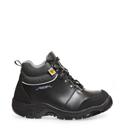 ABEBA-Footwear, Arbeits-Berufs-Sicherheits-Schuhe, Schnürstiefel Anatom ESD-gerecht 32268 schwarz