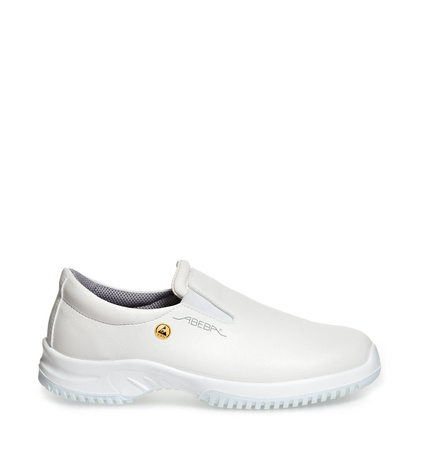 ABEBA-Footwear, O2-Uni6-Damen- und Herren-Arbeits-Berufs-Schuhe, Slipper, ESD, weiß