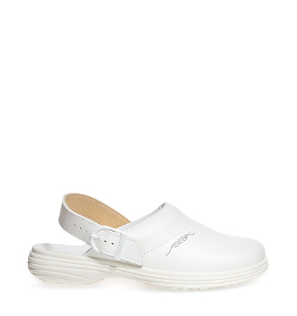 ABEBA-Footwear, OB-A-micro-Damen-Arbeits-Berufs-Sicherheits-Clogs, ESD, weiß
