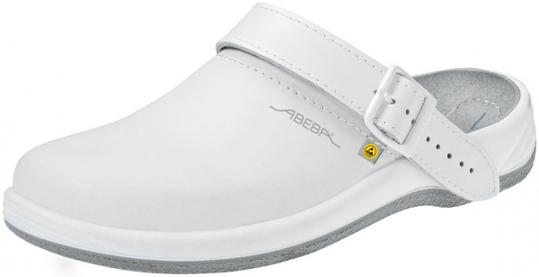 ABEBA-Footwear, Damen-und Herren-Arbeits-Berufs-Sicherheits-Clogs, Arrow ESD gerecht 38202 weiß