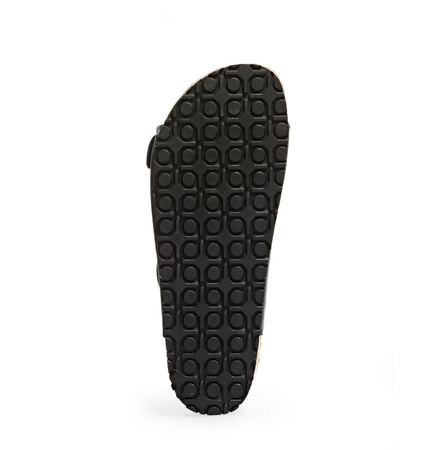 ABEBA-Footwear, Damen-und Herren-Arbeits-Berufs-Sicherheits-Pantoletten, Nature mit Korkfußbett 4086 blau