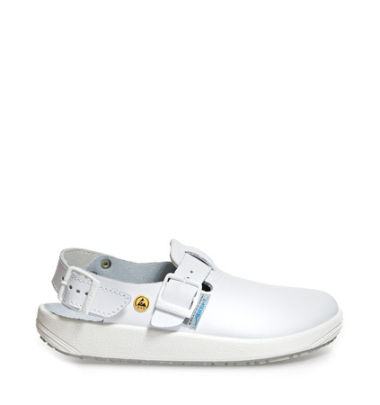 ABEBA-Footwear, Damen- und Herren-Arbeits-Berufs-Sicherheits-Clogs, Rubber 5100 weiß
