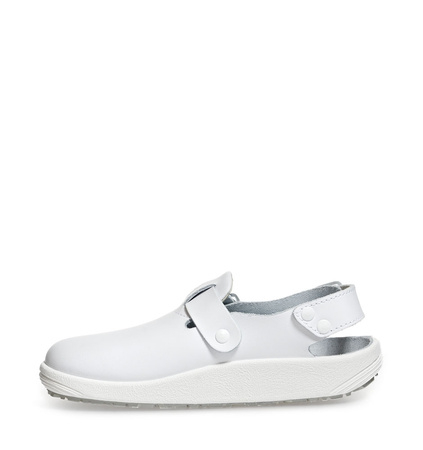 ABEBA-Footwear, Damen- und Herren-Arbeits-Berufs-Sicherheits-Clogs, Rubber 5100 weiß