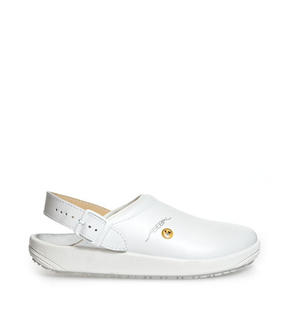 ABEBA-Footwear, Damen- und Herren-Arbeits-Berufs-Sicherheits-Clogs, Rubber 5200 weiß