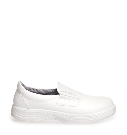 ABEBA-Footwear, X-LIGHT-S2-Damen- und Herren-Arbeits-Berufs-Sicherheits-Slipper, weiß