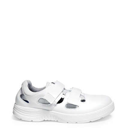 ABEBA-Footwear, X-LIGHT-S1-Damen- und Herren-Arbeits-Berufs-Sicherheits-Sandalen, weiß