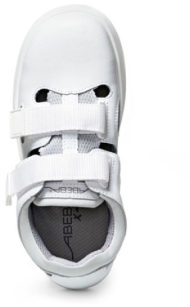 ABEBA-Footwear, X-LIGHT-S1-Damen- und Herren-Arbeits-Berufs-Sicherheits-Sandalen, weiß