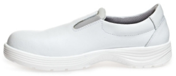 ABEBA-Footwear, X-LIGHT-S2-Damen- und Herren-Arbeits-Berufs-Sicherheits-Slipper, weiß