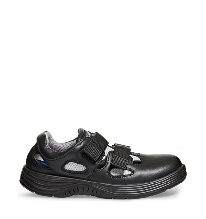 ABEBA-Footwear, X-LIGHT-S1-Damen- und Herren-Arbeits-Berufs-Sicherheits-Sandalen, schwarz