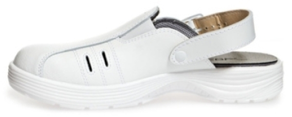 ABEBA-Footwear, X-LIGHT-SB-Damen- und Herren-Arbeits-Berufs-Sicherheits-Clogs, weiß