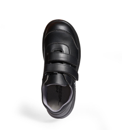 ABEBA-Footwear, X-LIGHT-S2-Damen- u. Herren-Arbeits-Berufs-Sicherheits-Schuhe, Klettschuh, schwarz
