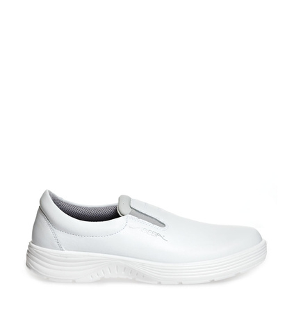 ABEBA-Footwear, X-LIGHT-O2-Damen- und Herren-Arbeits-Berufs-Sicherheits-Slipper, weiß