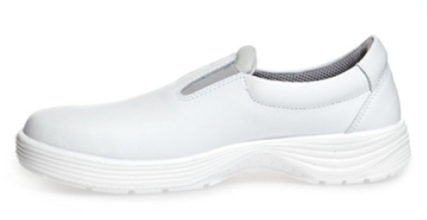 ABEBA-Footwear, X-LIGHT-O2-Damen- und Herren-Arbeits-Berufs-Sicherheits-Slipper, weiß