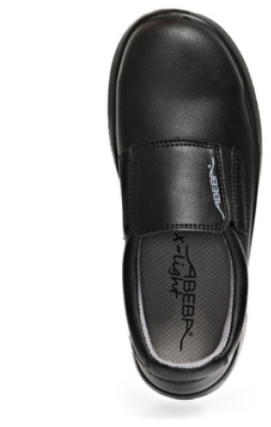 ABEBA-Footwear, X-LIGHT-S2-Damen- und Herren-Arbeits-Berufs-Sicherheits-Slipper, ESD, schwarz