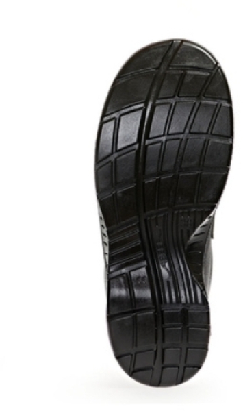 ABEBA-Footwear, X-LIGHT-S2-Damen- und Herren-Arbeits-Berufs-Sicherheits-Slipper, ESD, schwarz