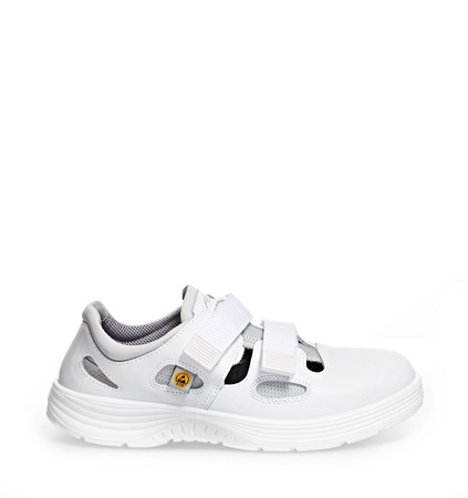 ABEBA-Footwear, X-LIGHT-S1-Damen- und Herren-Arbeits-Berufs-Sicherheits-Sandalen, ESD, weiß
