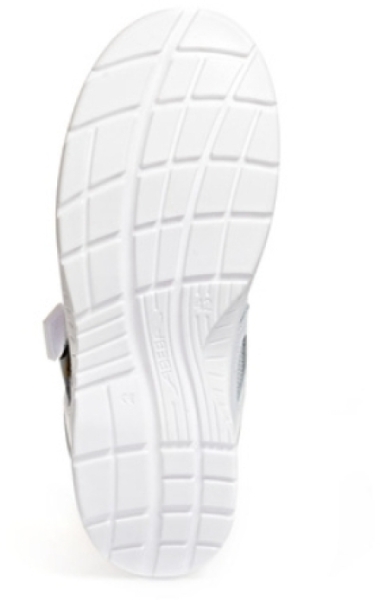 ABEBA-Footwear, X-LIGHT-S1-Damen- und Herren-Arbeits-Berufs-Sicherheits-Sandalen, ESD, weiß