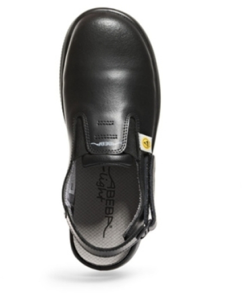 ABEBA-Footwear, X-LIGHT-SB-Damen- und Herren-Arbeits-Berufs-Sicherheits-Clogs, ESD, schwarz