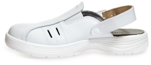 ABEBA-Footwear, X-LIGHT-SB-Damen- und Herren-Arbeits-Berufs-Sicherheits-Clogs, ESD, weiß