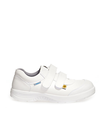ABEBA-Footwear, X-LIGHT-Damen- u. Herren-Arbeits-Berufs-Sicherheits-Schuhe, Halbschuhe, Light ESD-gerecht, weiß