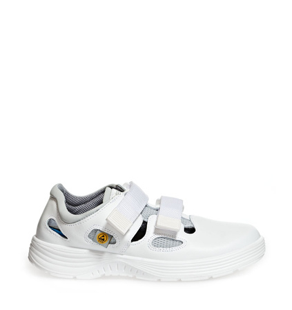 ABEBA-Footwear, X-LIGHT-O1-Damen- und Herren-Arbeits-Berufs-Sicherheits-Sandalen, ESD, weiß